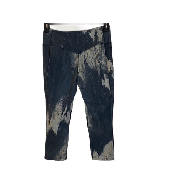 SOLD Nike dark blue grey Dri fit crop tight M - Picture 3 of 5